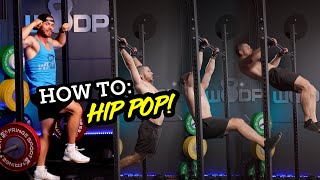 How to Hip Pop for Kipping Pullups and Muscle ups [upl. by Bartko]