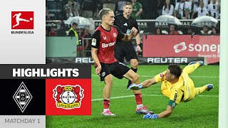 PURE Drama in 90 11  Borussia Mgladbach  Bayer 04 Leverkusen 23  Highlights  MD 1 – 202425 [upl. by Nare207]