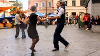 Slow motion Lindy Hop  Swingout 600 FPS [upl. by Beatriz]