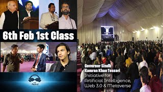 6th February 1st Class Governor Sindh Initiative for Ai Web 30 amp Metaverse [upl. by Letsyrc]