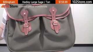 Billingham Hadley Large Camera Bag Sage FibreNyte Tan Review [upl. by Yesdnyl]