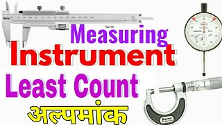 All Measuring instrument Least Count [upl. by Kielty844]