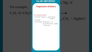 From Grignard reagent  preparation methods of ethers  JEE2025  NEET2025 Bitsat [upl. by Kelci388]