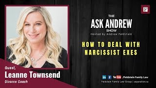 Dealing with Narcissist Exes amp Divorce  AskAndrew S4Ep3 [upl. by Trebmal]