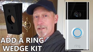 How To Install A Ring Video Doorbell Wedge Kit On New Or Existing Ring Doorbell [upl. by Anayi771]