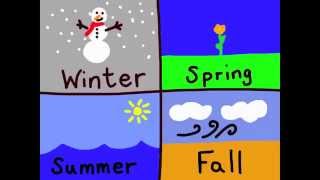 quotThe Seasons Songquot  English Lesson on The Four Seasons  Rockin English [upl. by Raye628]