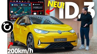 VW ID3 Facelift 2024  NEUER AKKU und 200 KMH dank GTX Performance Version [upl. by Elspeth]