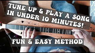 Mountain Dulcimer Lesson 1  Play a song in under 10 minutes dulcimer mountaindulcimer [upl. by Harac546]