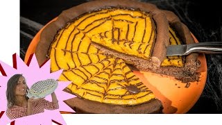 Crostata di Halloween  Zucca e Cioccolato [upl. by Sucramed833]