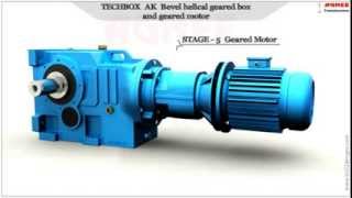 Bevel Helical Geared Motor AK series Helical Bevel Geared Motor [upl. by Aprilette]