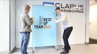 Clarus Glassboards Wins Interior Design Best of Year [upl. by Ahsinna]