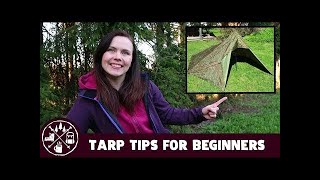 TARP CAMPING TIPS FOR BEGINNERS [upl. by Rie]