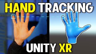 Hand Tracking with Unity XR Interaction Toolkit [upl. by Nalyak569]