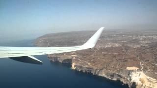 Ryanair 737 Takeoff Malta [upl. by Sucrad]