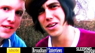 Sleeping With Sirens Interview Kellin Quinn 2012 Behind The Scenes [upl. by Atikkin375]