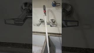 sink mixture kaise lagaye  Sink mixer installationplumbing shorts [upl. by Annaet214]