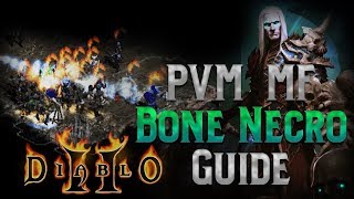 PVM Magic Finding Bonemancer Build Guide  Diablo 2 [upl. by Ayikat]