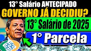 13° Salário 2025 ANTECIPADO em 42 DIAS  13º SALÁRIO ANTECIPADO DO INSS EM NOVEMBRO [upl. by Naujal]