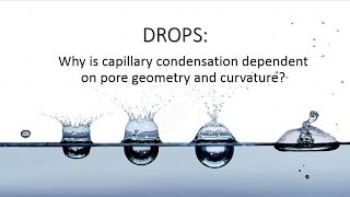 Why is Capillary Condensation Dependent on Pore Geometry and Curvature [upl. by Ardnekahs]