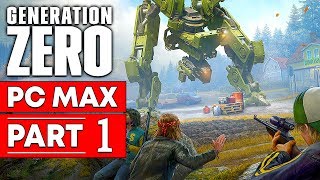 GENERATION ZERO Gameplay Walkthrough Part 1 Story Campaign 1080p HD 60FPS PC MAX SETTINGS [upl. by Regina]