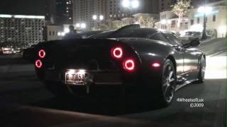 Spyker C8 Aileron Start up amp Revs [upl. by Shulock]