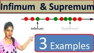 infimum and supremum with 3 different examples  Riemann sum  Part  2 [upl. by Ydroj]