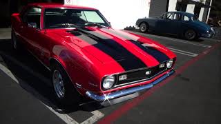 1968 Chevrolet Camaro 454 big block test drive at Laguna Classic Cars [upl. by Nalced197]