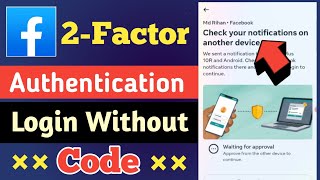 Fix Check Your Notification On Another Device Facebook Problem  Facebook Login Code Problem 2023 [upl. by Bakerman387]