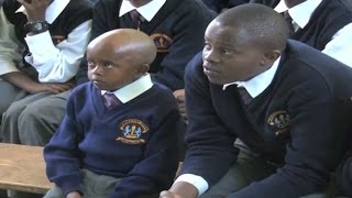 Boy who made Uhuru laugh joins Form One [upl. by Keheley]