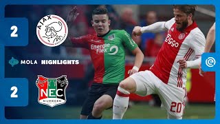 AJAX vs NEC NIJMEGEN 22  EREDIVISIE  MOLA TV [upl. by Adnyc]