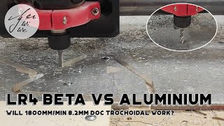 LR4 Beta vs Aluminium 82mm DOC Trochoidal [upl. by Vine]