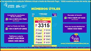 SORTEO NOCTURNO 14092024 [upl. by Werra675]