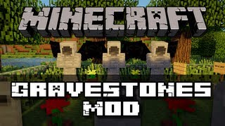 Minecraft Gravestones Mod [upl. by Anavi204]