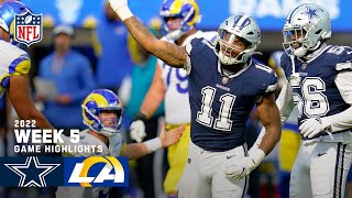 Dallas Cowboys vs Los Angeles Rams  2022 Week 5 Game Highlights [upl. by Mosora]