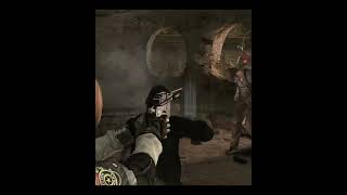 Leon Kill DrSalvador and His Twins Brother 😨 residentevil shortsvideo youtubeshorts shorts re4 [upl. by Ennaitsirk11]