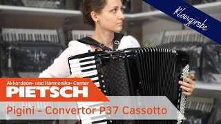 Akkordeon  Pigini Convertor P37 Cassotto  Klangprobe [upl. by Talbert]