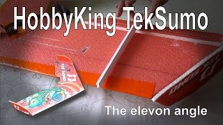 RC Quick Tips The elevon angle on a balanced TekSumo [upl. by Leahplar143]