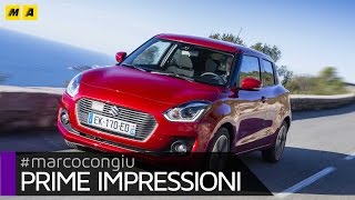 Nuova Suzuki Swift 2017 giapponese di carattere  Primo Test [upl. by Haidadej]