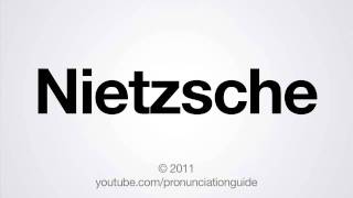 How to Pronounce Nietzsche [upl. by Sheila822]