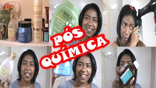 PÓS QUIMICA Cuidados cabelo alisado 4c pos rotinacapilar crespotipo4 tratamentocapilar redken [upl. by Ahsenav264]