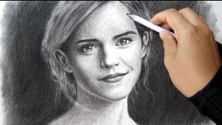 Emma Watson Speed Drawing [upl. by Eulaliah]