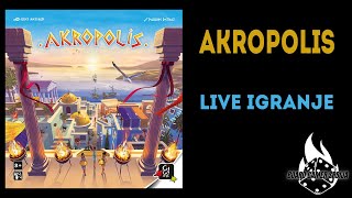 Akropolis  LIVE Igranje igra izgradnje grada za 1 do 4 igrača [upl. by Pratte]