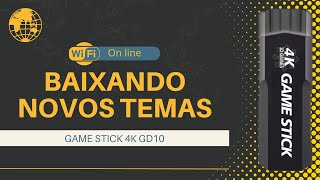 Como baixar e instalar temas  Game Stick 4K 3D GD10 [upl. by Nauq96]