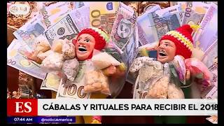 Cábalas y rituales para recibir el 2018 [upl. by Narhet]