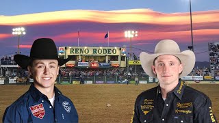 Ben Andersen and Dawson Hay Share Laughs With Katy Lucas  Reno Rodeo Preshow June 25 [upl. by Etnaik]