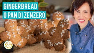 Biscotti Pan di Zenzero Senza Glutine Gingerbread  VivoGlutenFree CucinaConAle [upl. by Asilef]