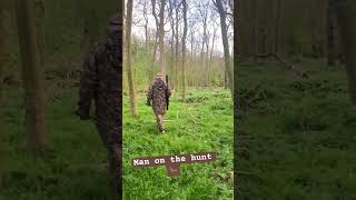 Start of Buck season 2024 man on a woodland hunt deerhunting [upl. by Leesen]