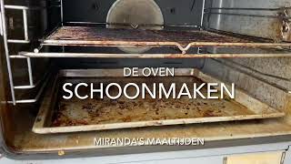 De oven schoonmaken [upl. by Tirrag]