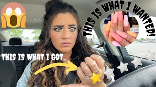 GOING TO THE WORST REVIEWED NAIL SALON IN MY CITY [upl. by Ah576]