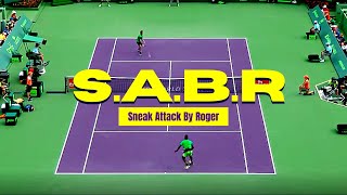 Le SABR cest quoi  La leçon de Roger Federer [upl. by Ahsitan233]